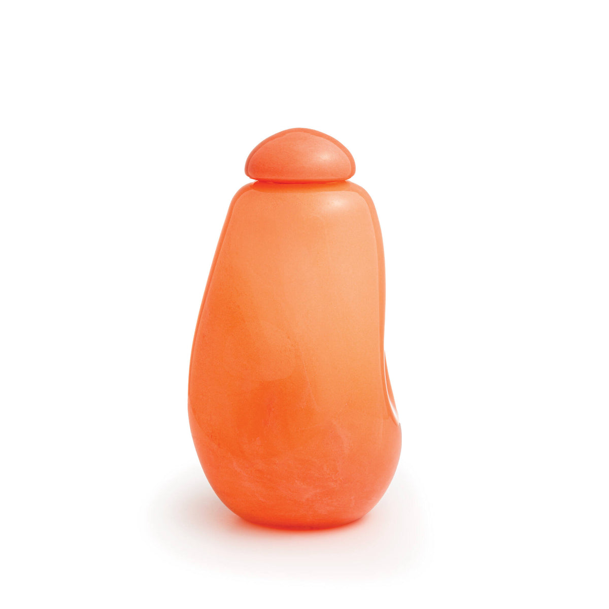 Vaso fatto a mano Squero in Vetro Arancio - Grande