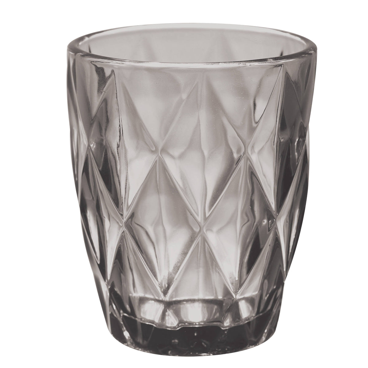 Tumbler Murano in Pasta di Vetro Grigio - set 6 pezzi