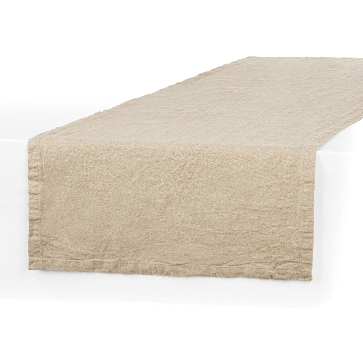 Runner Washed Linen Caramello 50x140
