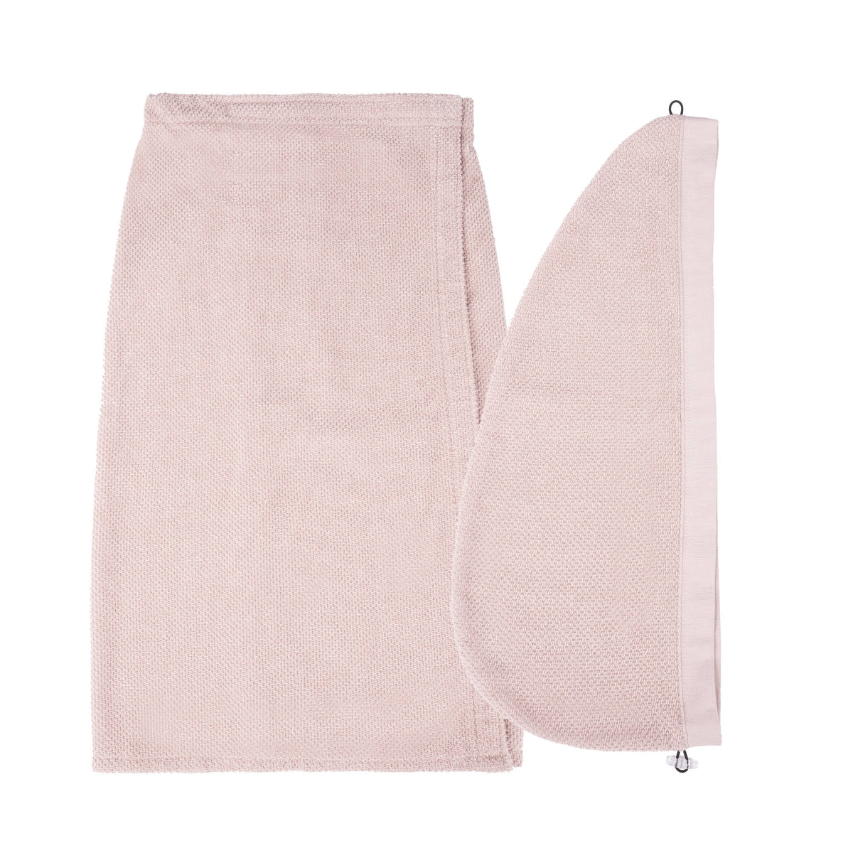 Turbante Pepe in Spugna Rosa Cipria