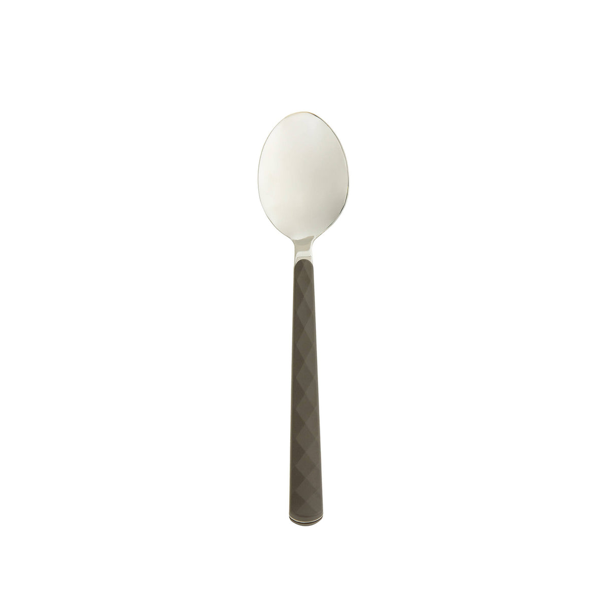 Cucchiaino Aura in AISI430 e manico in ABS Nero - set 6 pcs