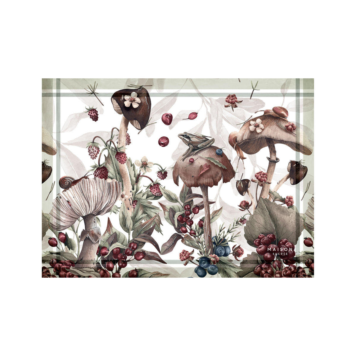 Tovaglietta Americana in vinile Erbario Segreto var 01 33x45