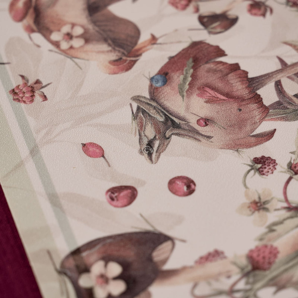 Tovaglietta Americana in vinile Erbario Segreto var 01 33x45