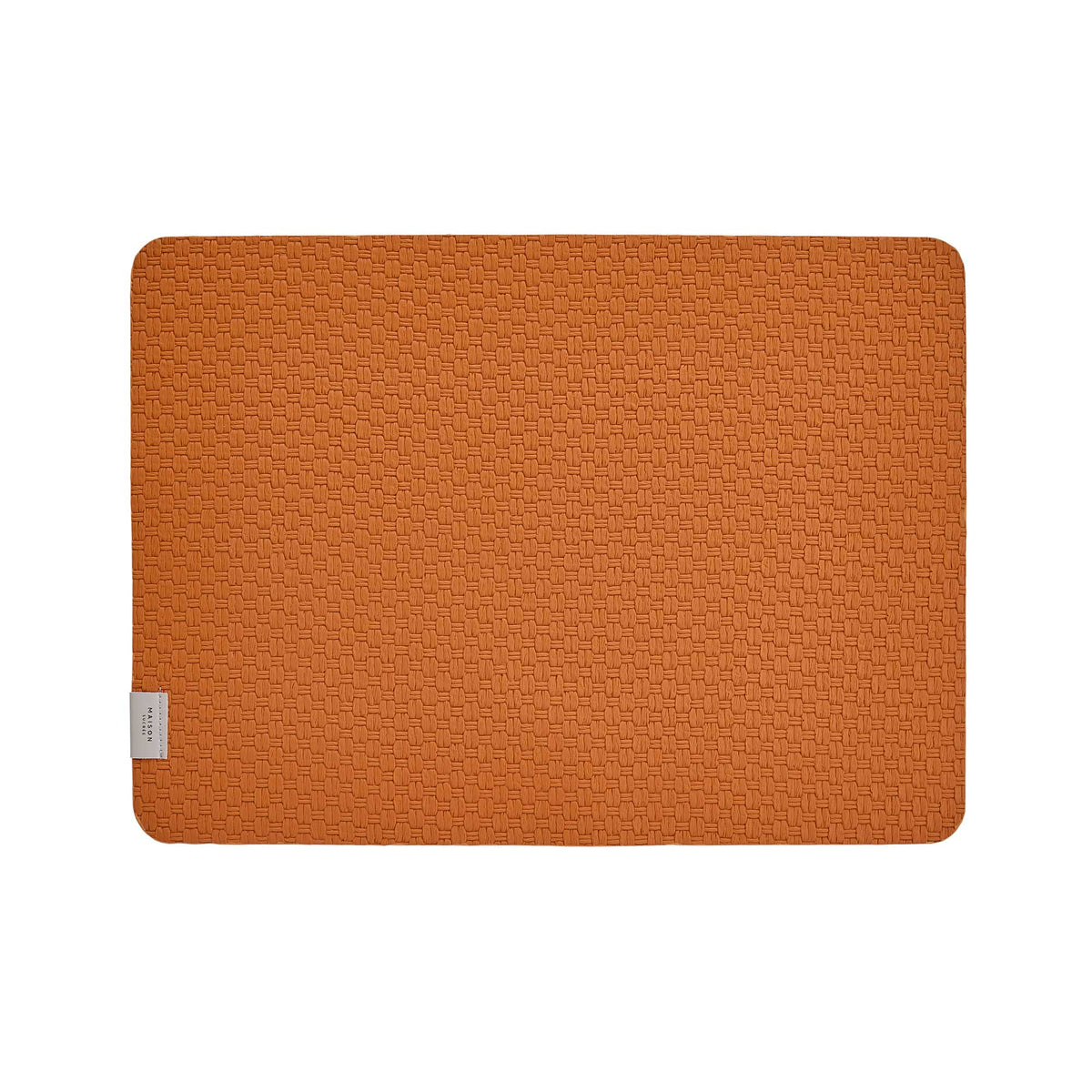 Sottopiatto decorativo in vinile intrecciato Legame var.32 Melone 33x45