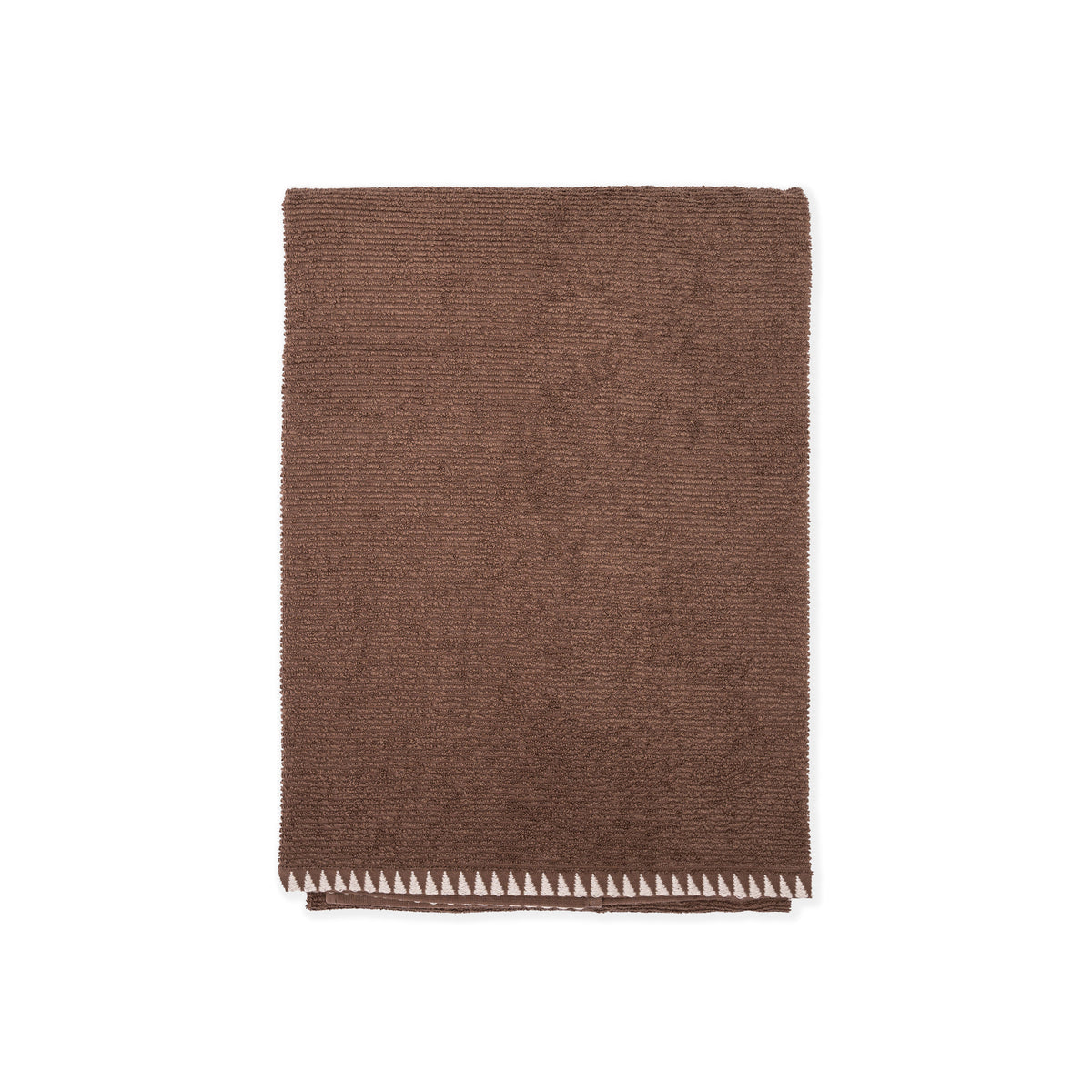 Telo doccia Brera 100x150 in Spugna Cotone Cioccolato