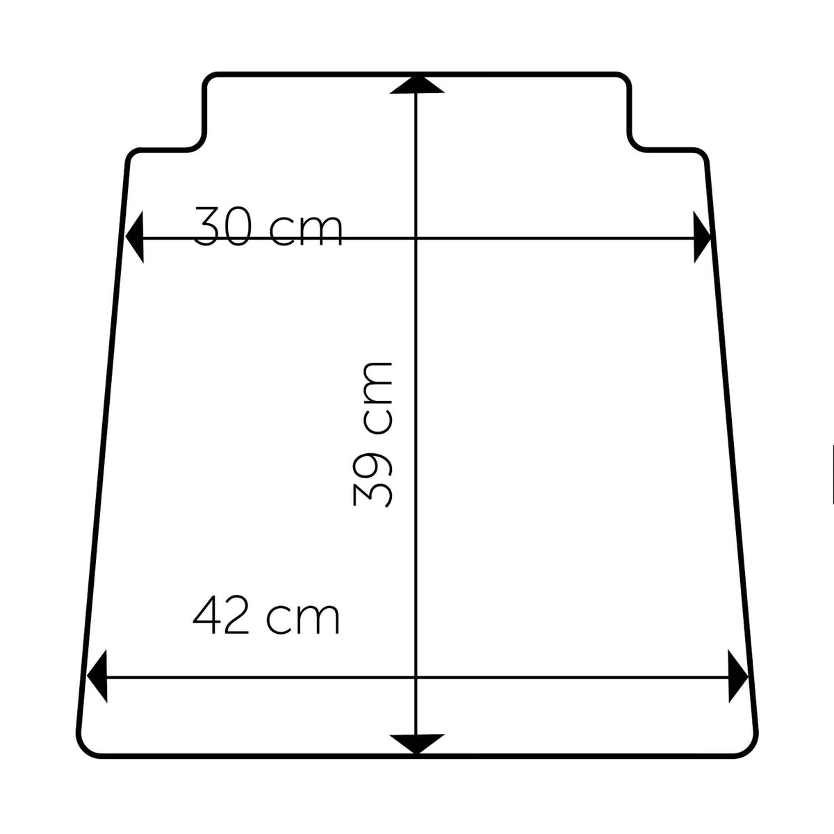 Cuscino da sedia Korin Ottanio