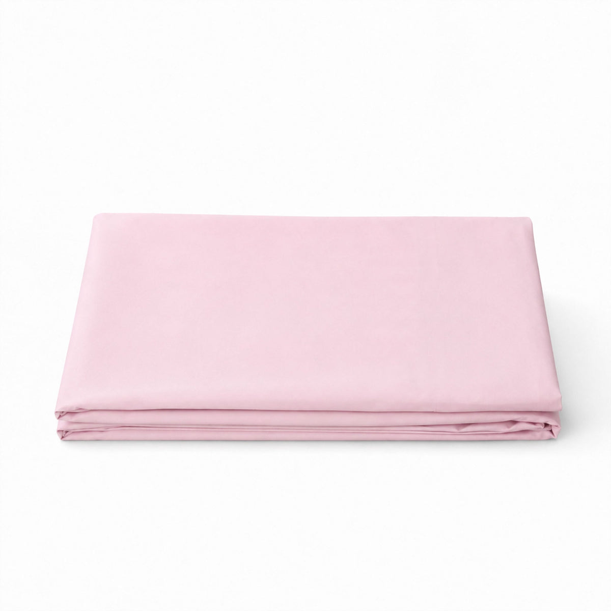 Lenzuolo superiore Materia rosa perla in cotone percalle - 1 piazza e mezza